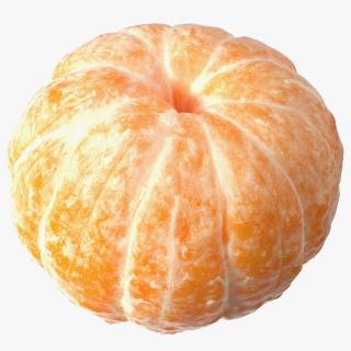 3D Peeled Mandarin Fruit