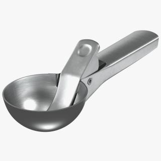 3D Stainless Steel Ice Cream Scoop