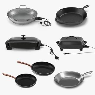 3D Skillets Collection 2