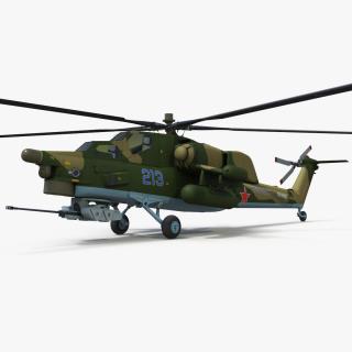 3D Combat Helicopter Mi-28 model