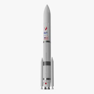 3D model Vulcan Centaur Rocket with Two Solid Boosters