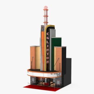 3D model The Eglinton Grand Entrance with Night Lights