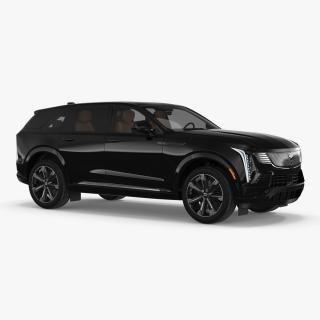 3D model EV Cadillac Escalade IQ 2025 Black Raven