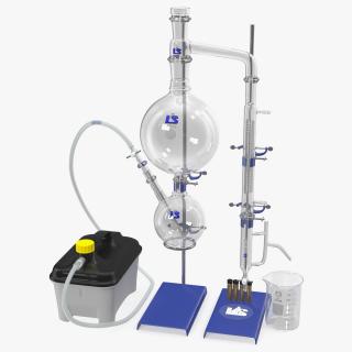 3D model Terpene Distillation Laboratory Set