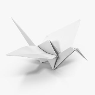 3D Origami Crane model