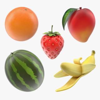 Cartoon Fruits Collection 3 3D