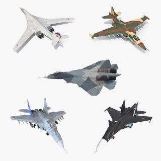 3D model Russian Millitary Airplanes 3D Models Collection 2