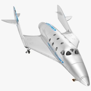 3D VSS Imagine Virgin Galactic SpaceShip III Rigged model