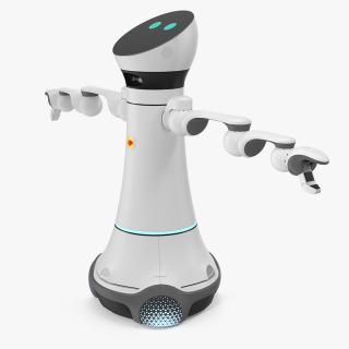 Careobot 4 Service Robot 3D model