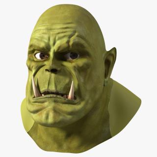 3D Fantasy Orc Head