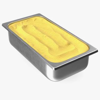 3D Banana Ice Cream Tray