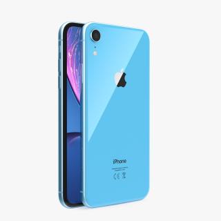 iPhone XR Blue 3D model