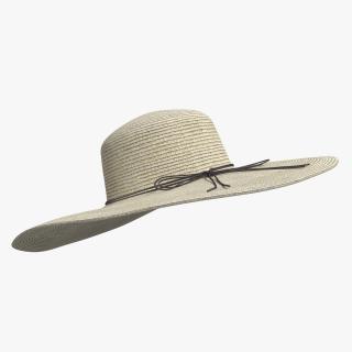 3D Women Sun Protecting Large Brim Straw Hat