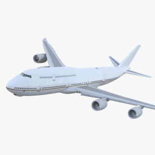 3D Boeing 747-8I Generic Rigged model