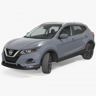 3D Nissan Qashqai 2017 Rigged