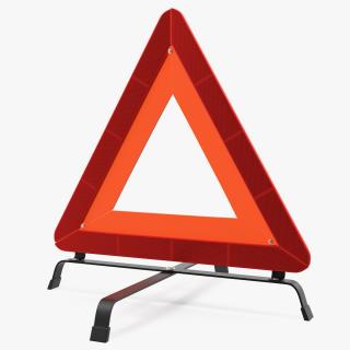 3D Emergency Warning Triangle