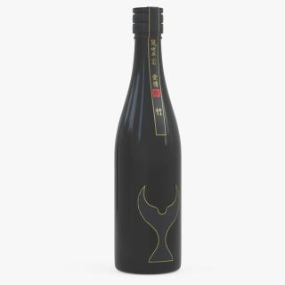 3D model Suigei Shuzo Junmai Daiginjo Mann Wine Bottle