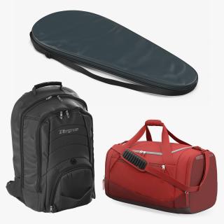 3D Sport Bags 3D Models Collection