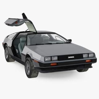 DeLorean DMC-12 Rigged 3D