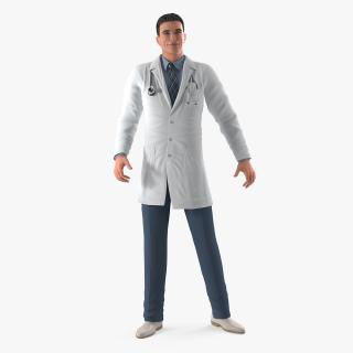 3D Male Doctor Rigged model