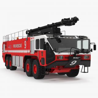 3D model Oshkosh Striker 4500 ARFF Airport Engine