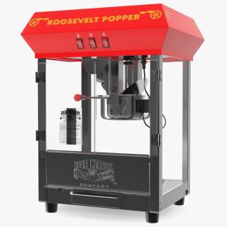 3D Empty Popcorn Machine Great Northern