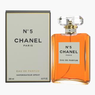 3D model Chanel No 5 Eau De Parfum Spray with Box