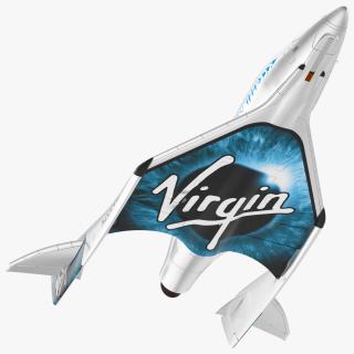 3D VSS Imagine Virgin Galactic SpaceShip III Flight model