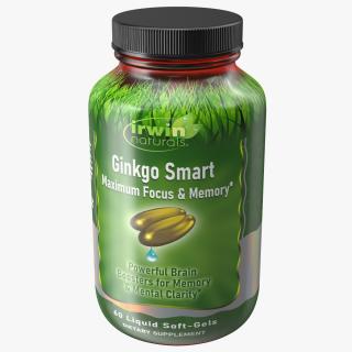 Irwin Naturals Ginkgo Smart Gels 3D