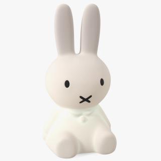 Turned On Miffy Star Rabbit Lamp 3D