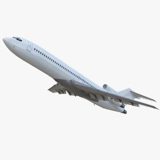 Boeing 727-200 Generic Rigged 3D model