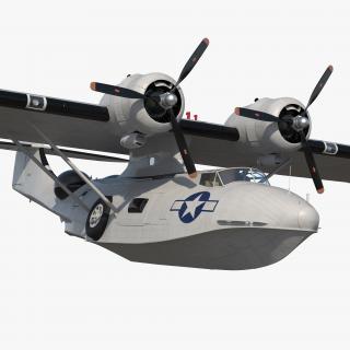 Flying Boat Consolidated PBY Catalina WWII 3D