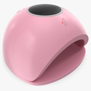 3D model Gel UV LED Nail Lamp Pink Off State