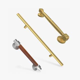 3D model Door Handles Collection 4