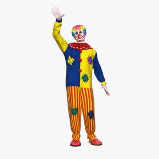 3D model Clown Costume Rigged