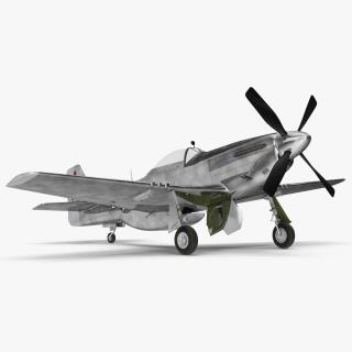 North American P-51 3D model