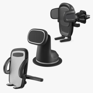 Phone Holders for Car Collection 3D