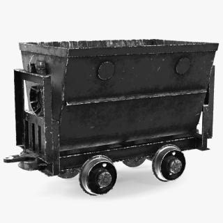 Mine Wagon Dusty Black 3D