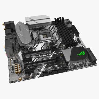 3D ASUS ROG Strix Z370-G Motherboard model