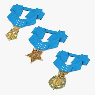 US Medals of Honor Collection 3D model