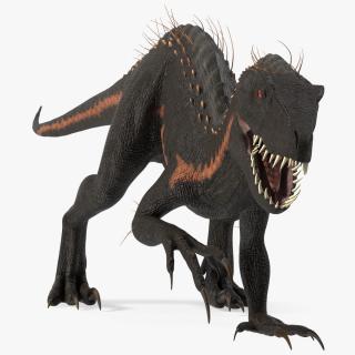 3D model Indoraptor Crouching Pose