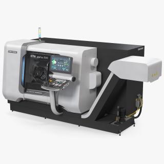 3D DMG Mori CTX Alpha 500 CNC Turning Center