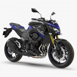 3D Standard Motorcycle Kawasaki Z800 2016 model