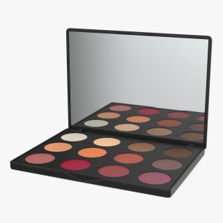 3D model Small Eyeshadow Palette with Mirror