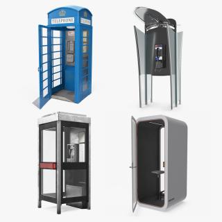 3D model Phone Booths Collection 2