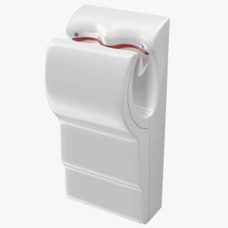 High Velocity Vertical Hand Dryer White 3D model