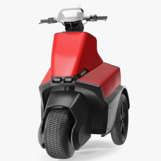 Electric Bike Red 3D