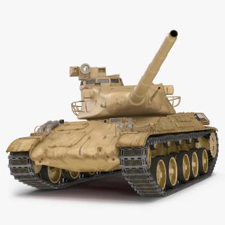 Amx-30 French Army Main Battle Tank Rigged 3D