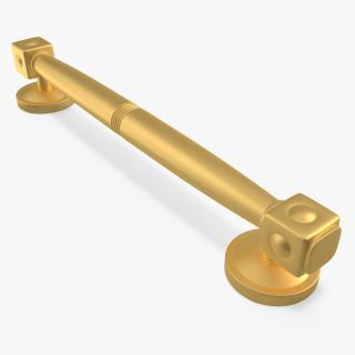 3D model Door Handle Designer Gold