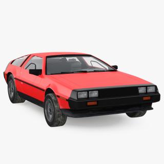 3D 80s Sport Car model